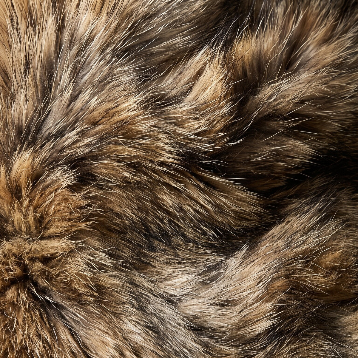 Northern Classics Coyote Fur Throw
