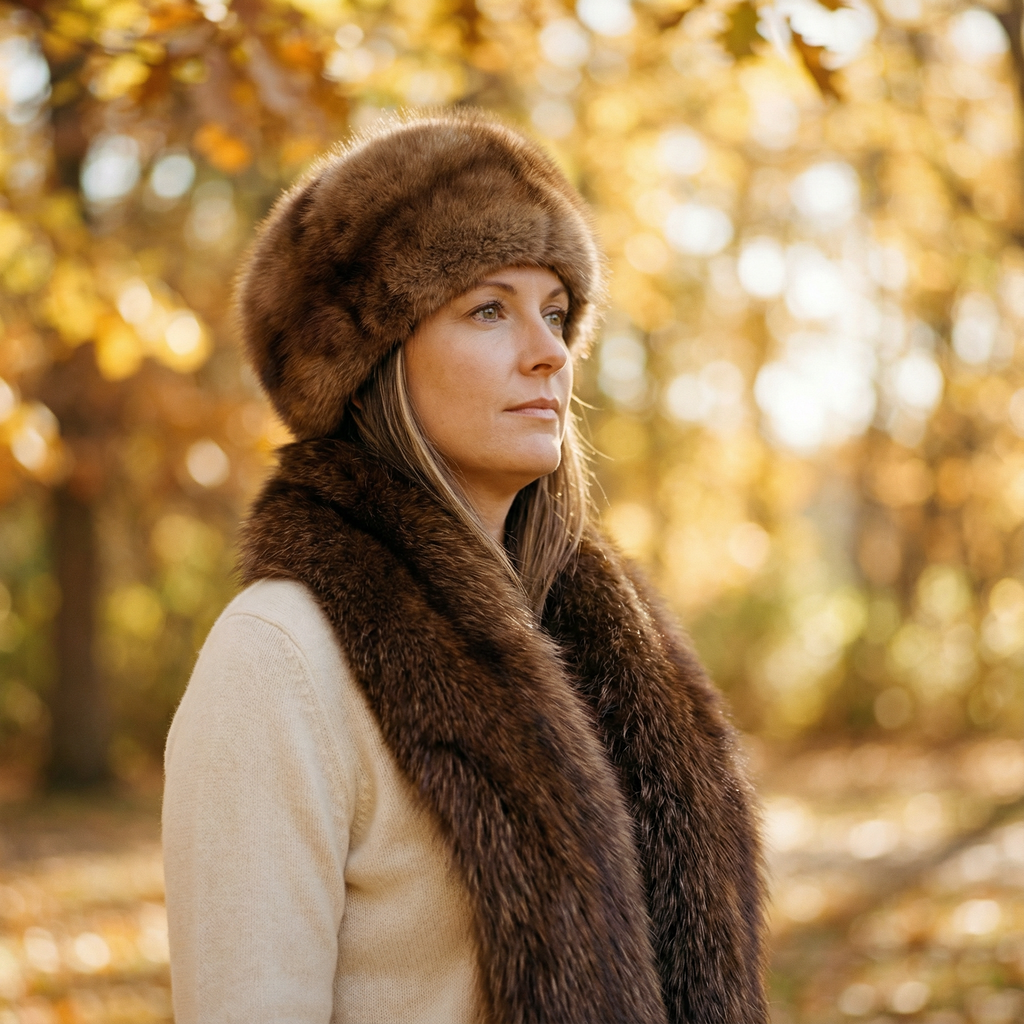 Northern Classics Beaver Fur Scarf