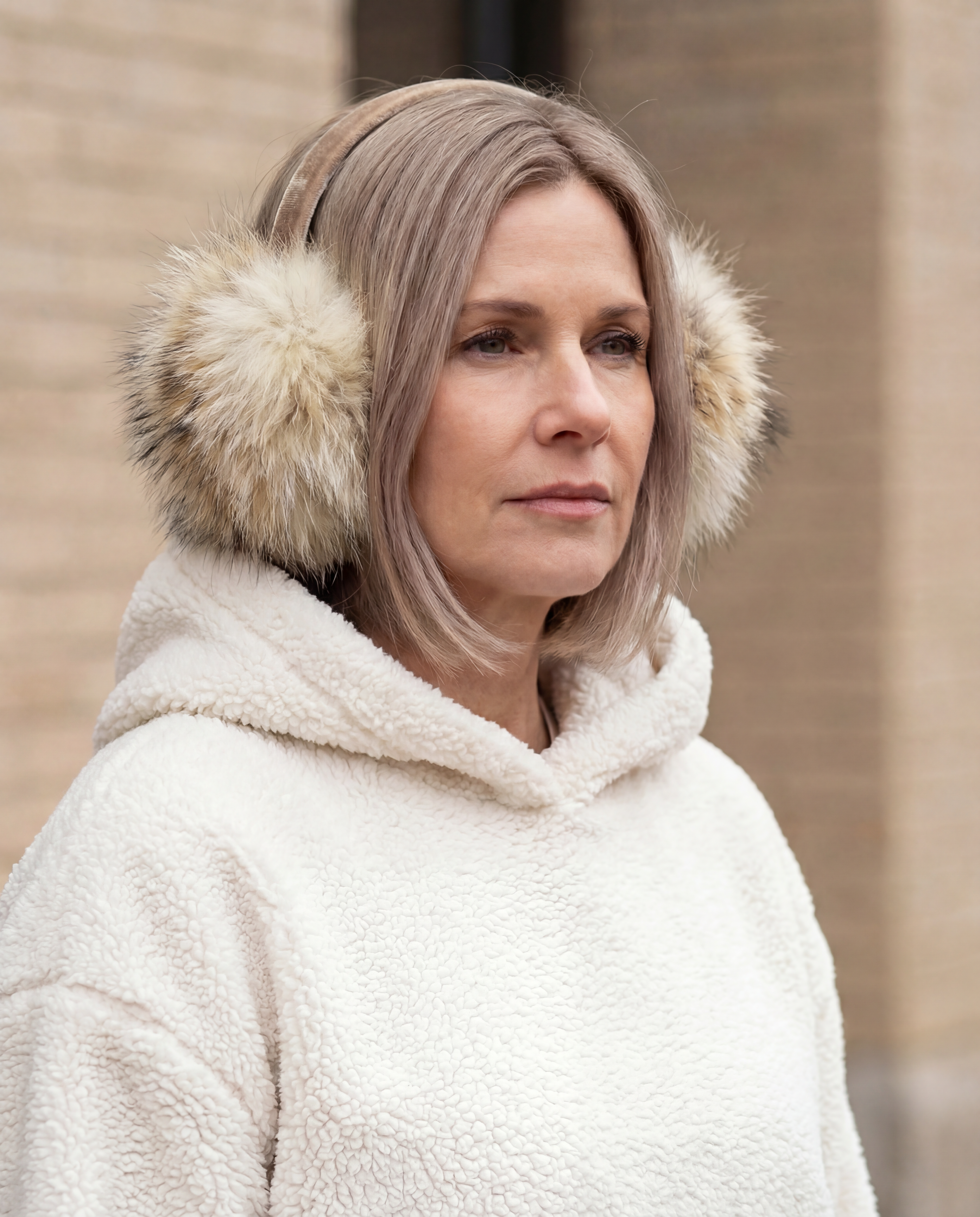 Northern Classics Coyote Fur Earmuffs