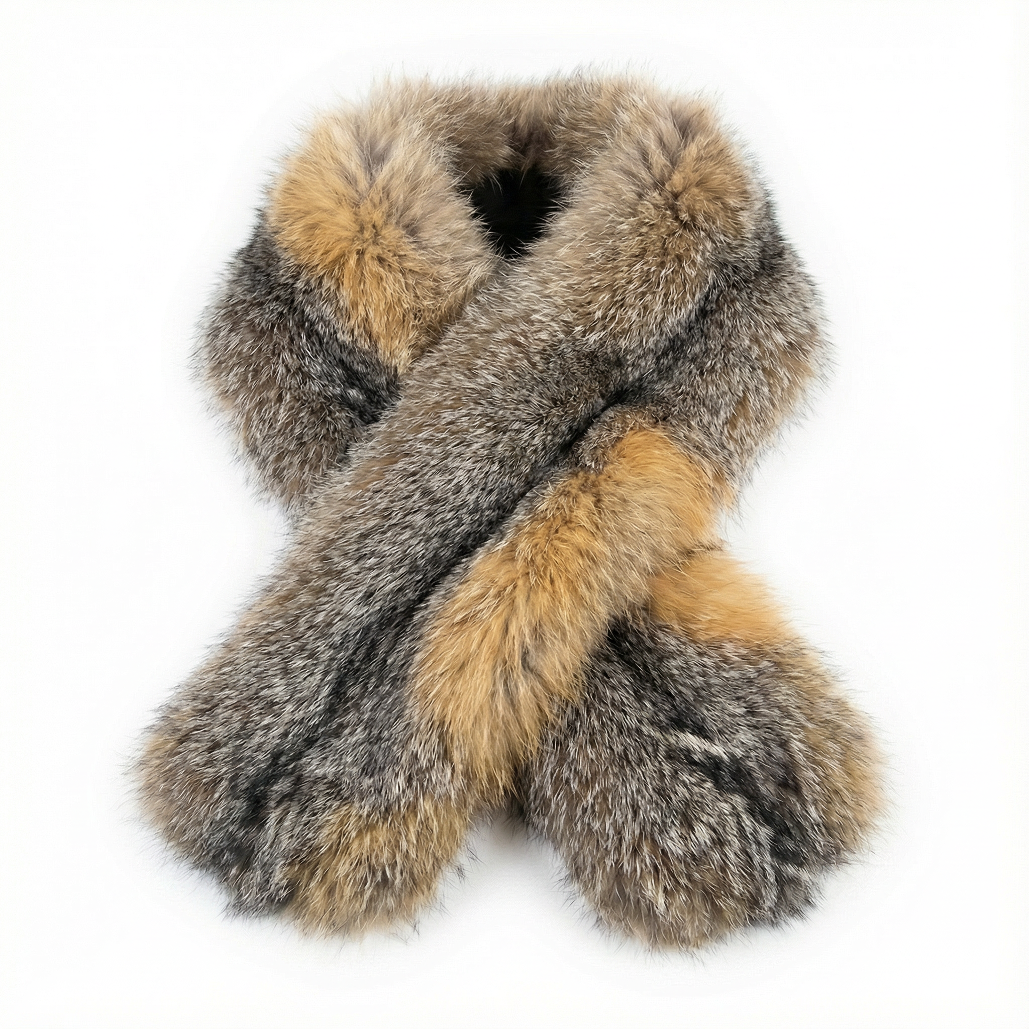 Northern Classics Grey Fox Fur Scarf