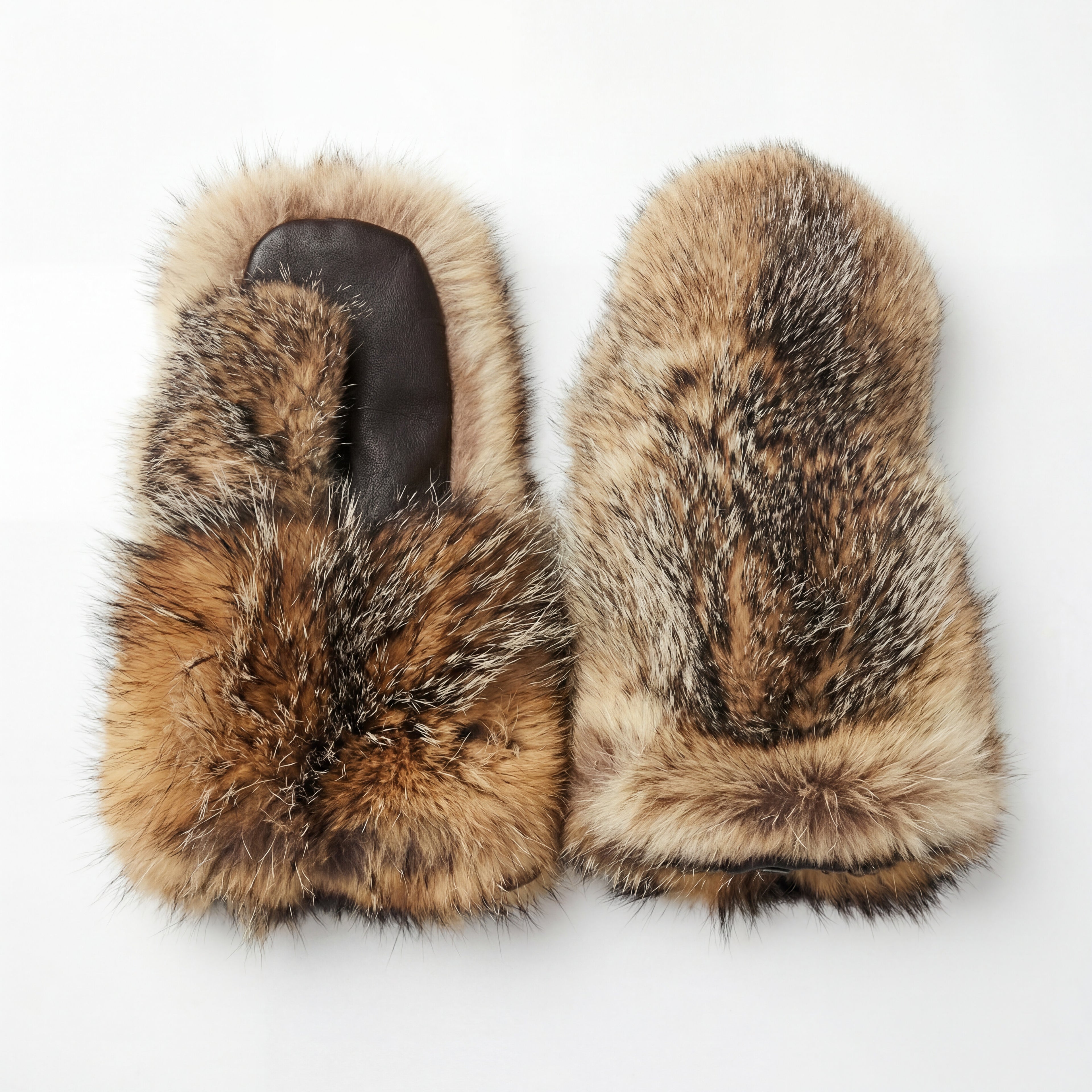 Northern Classics Men's Badger Fur Mittens