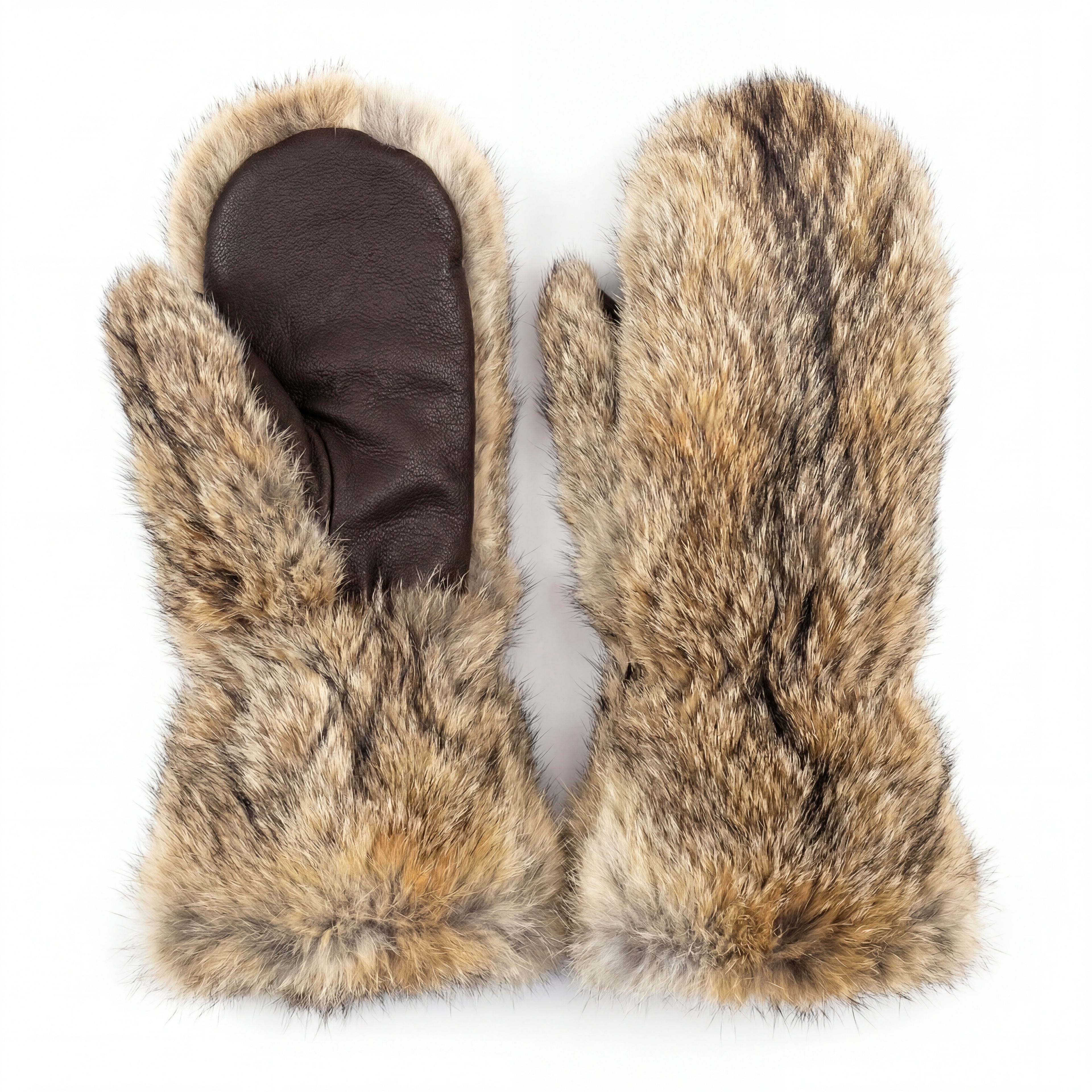 Northern Classics Men's Coyote Fur Mittens