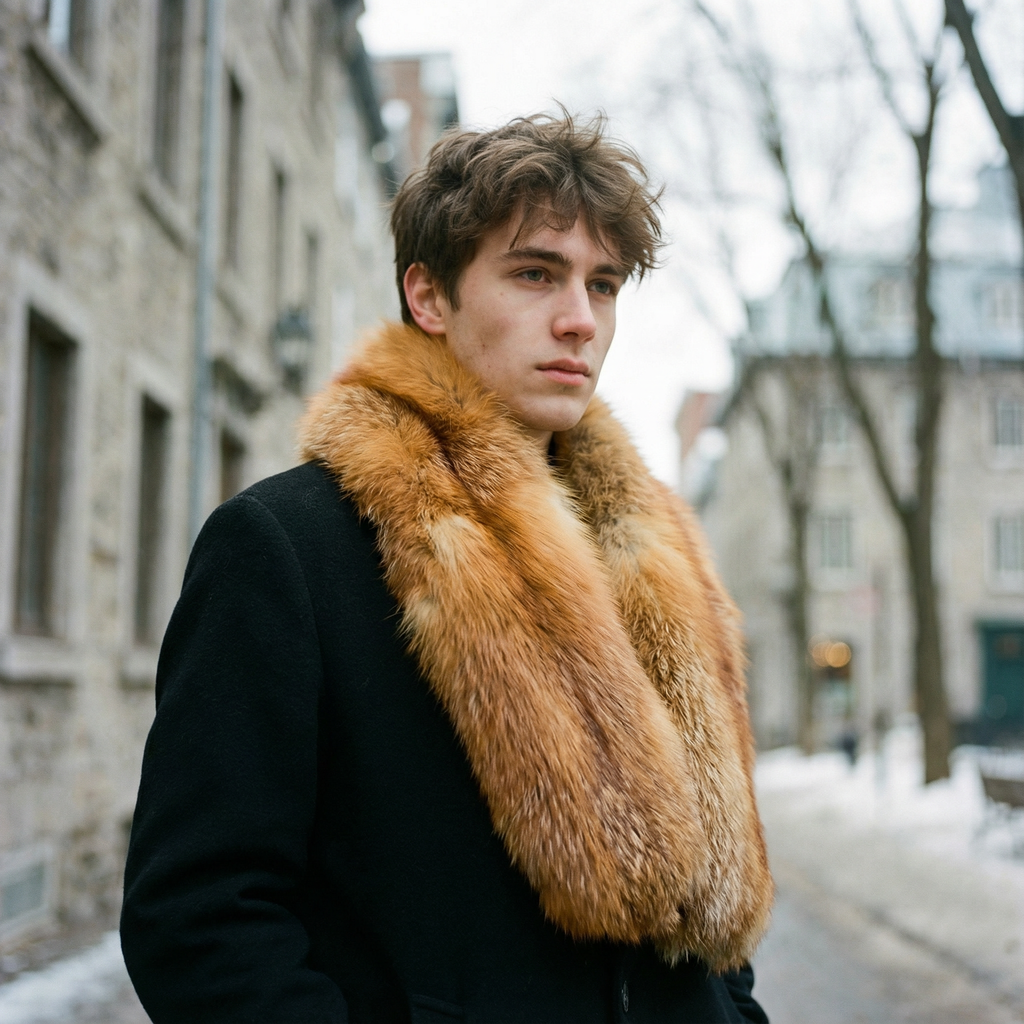 Northern Classics Red Fox Fur Scarf