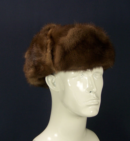 Northern Classics Trooper Style Wild Mink Fur Hat