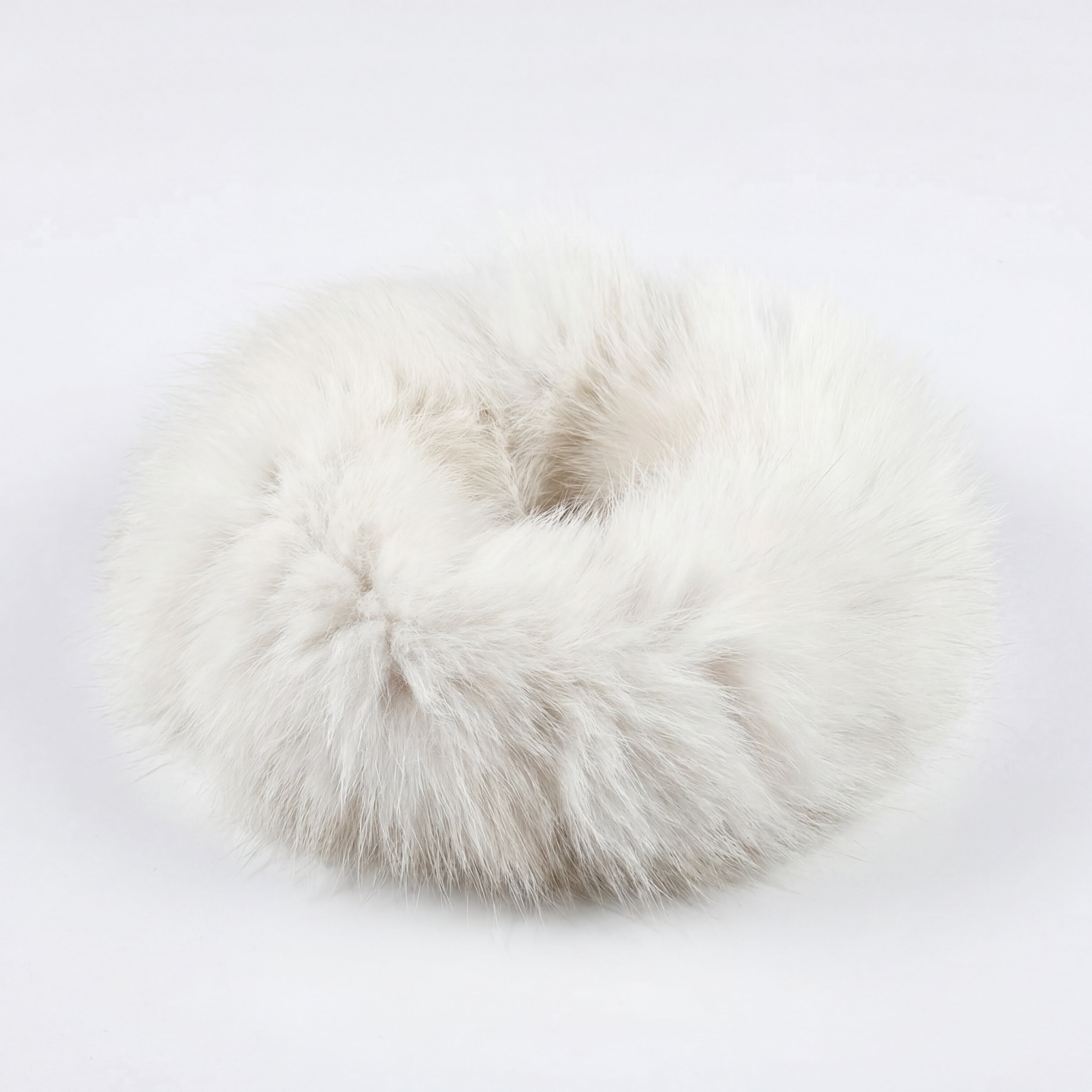 Northern Classics Arctic Fox Fur Scrunchie