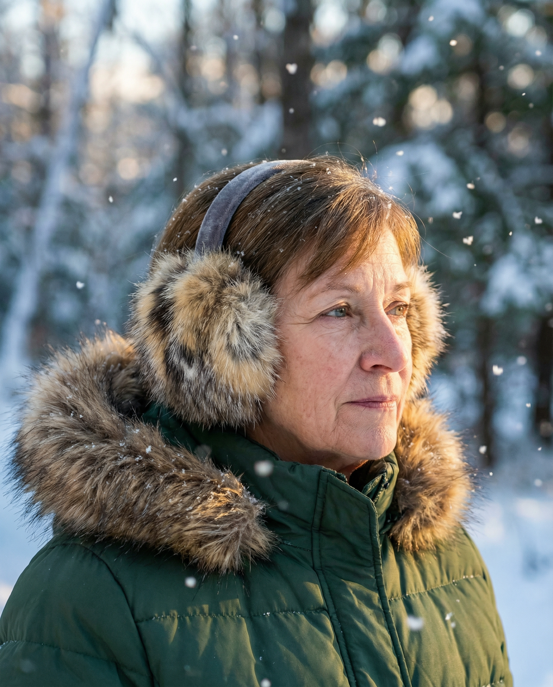 Northern Classics Badger Fur Earmuffs