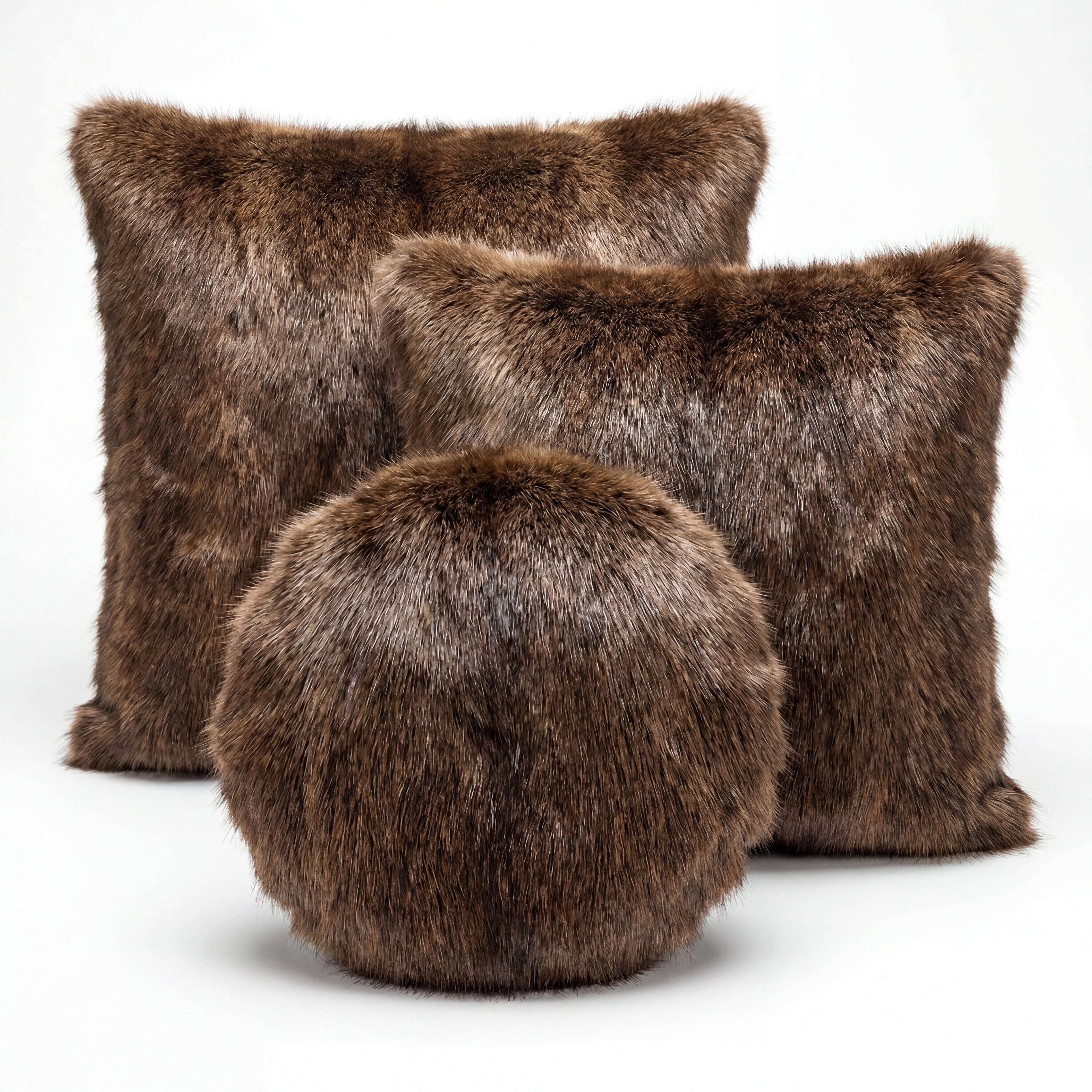 Northern Classics Beaver Fur Pillows
