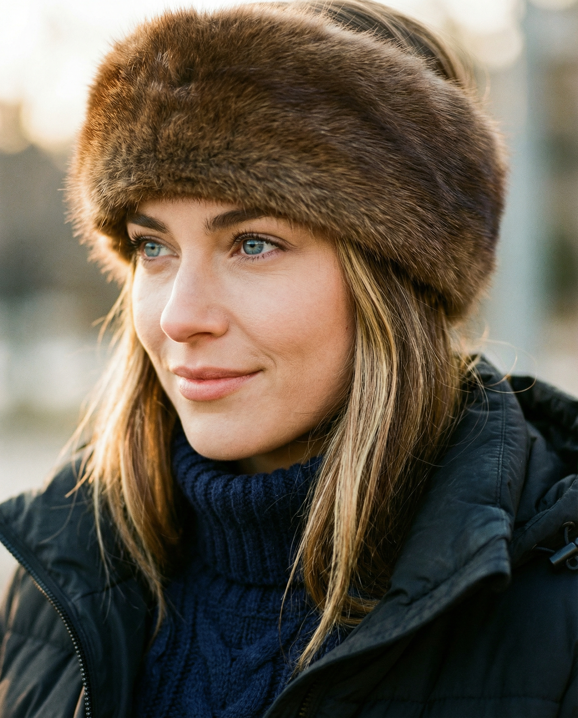 Northern Classics Bobcat Fur Headband