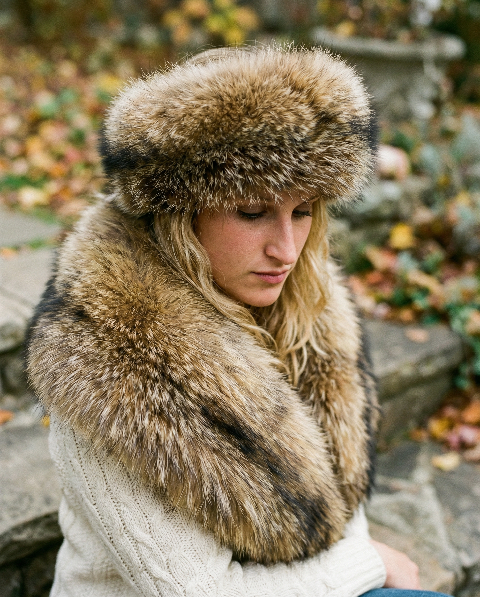 Northern Classics Coyote Fur Headband
