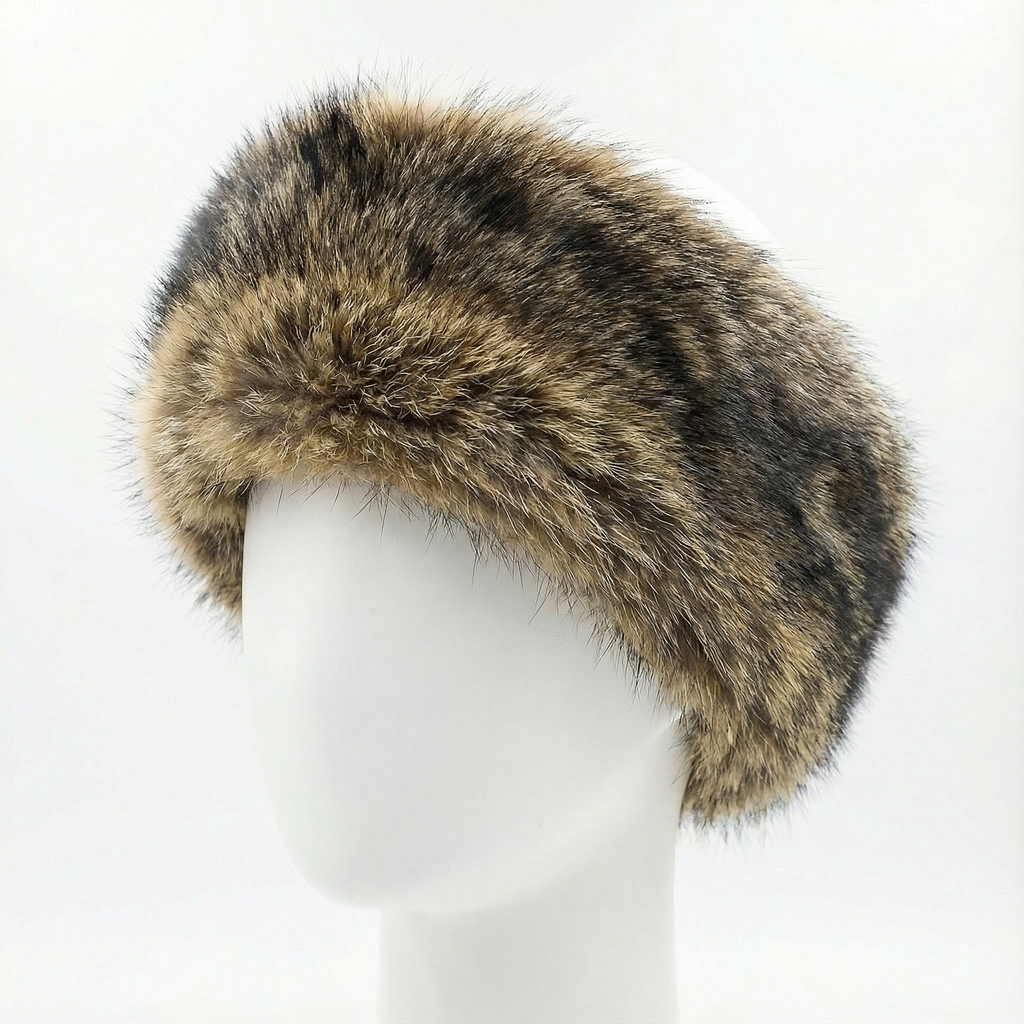 Northern Classics Grey Fox Fur Headband