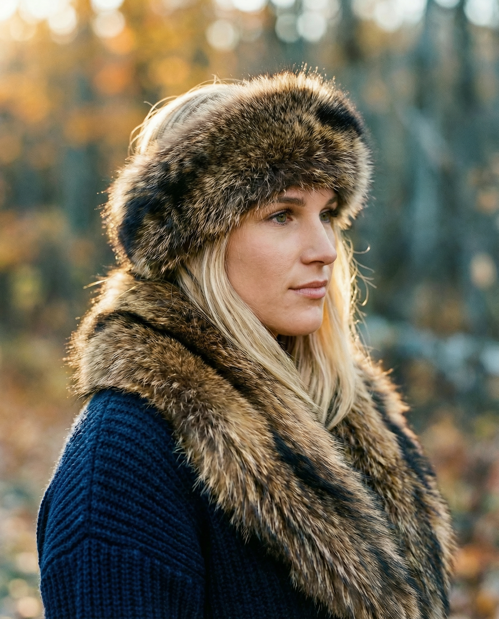 Northern Classics Raccoon Fur Headband
