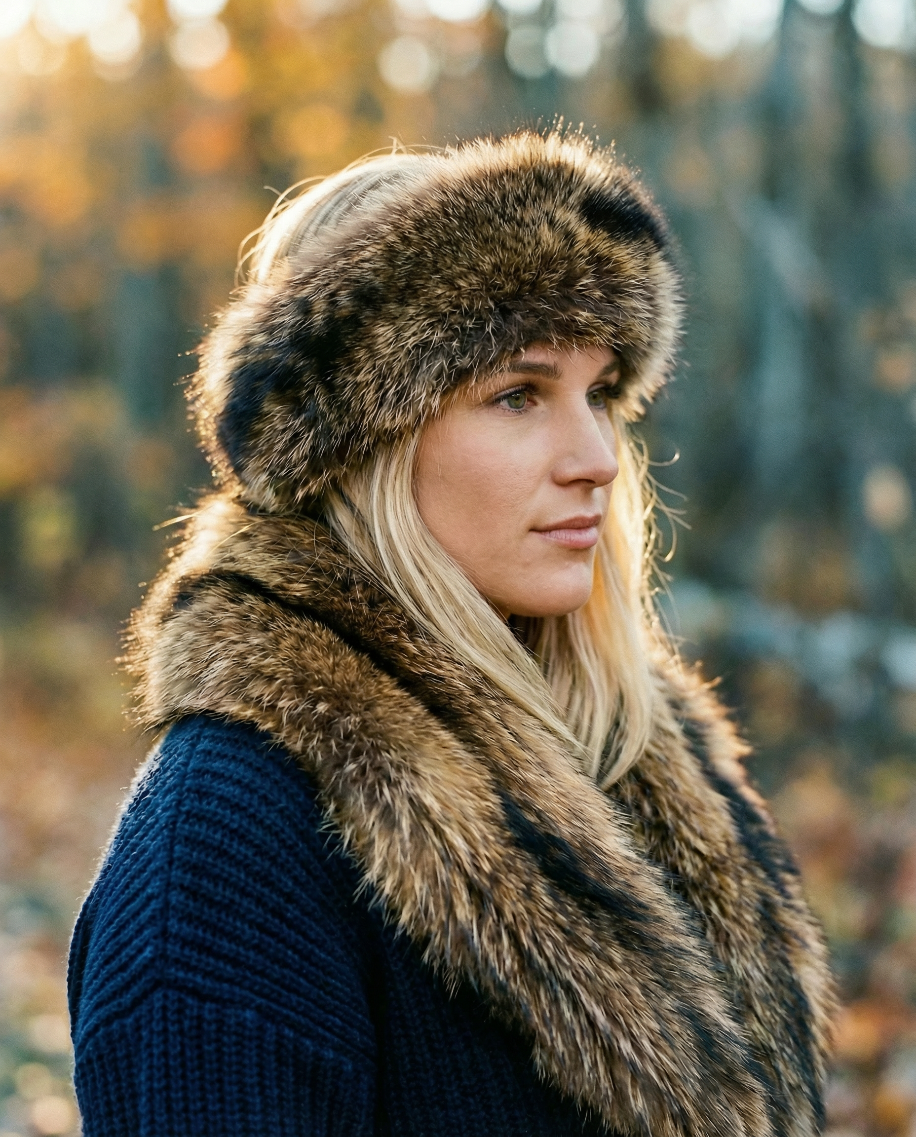 Northern Classics Raccoon Fur Headband