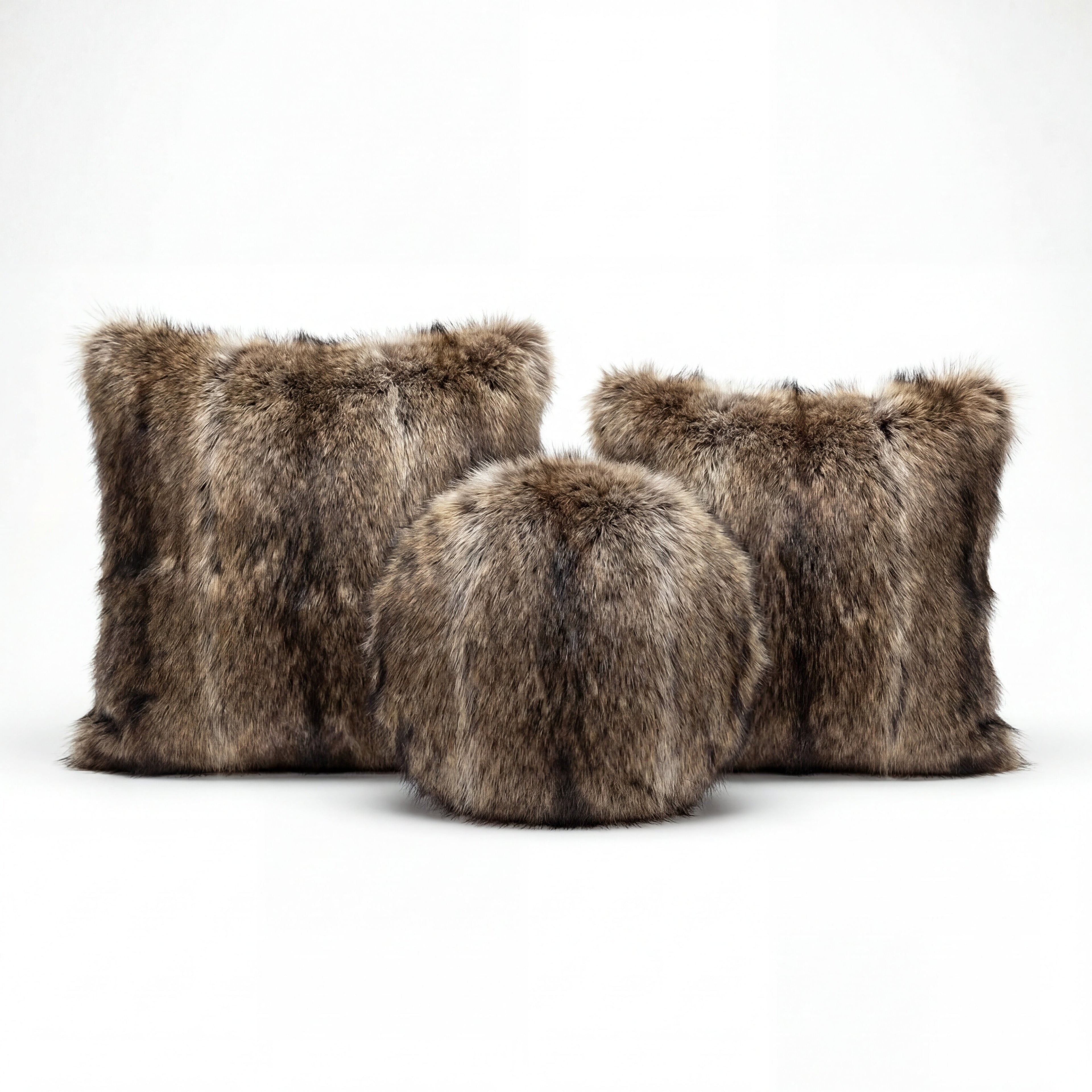 Northern Classics Raccoon Fur Pillows