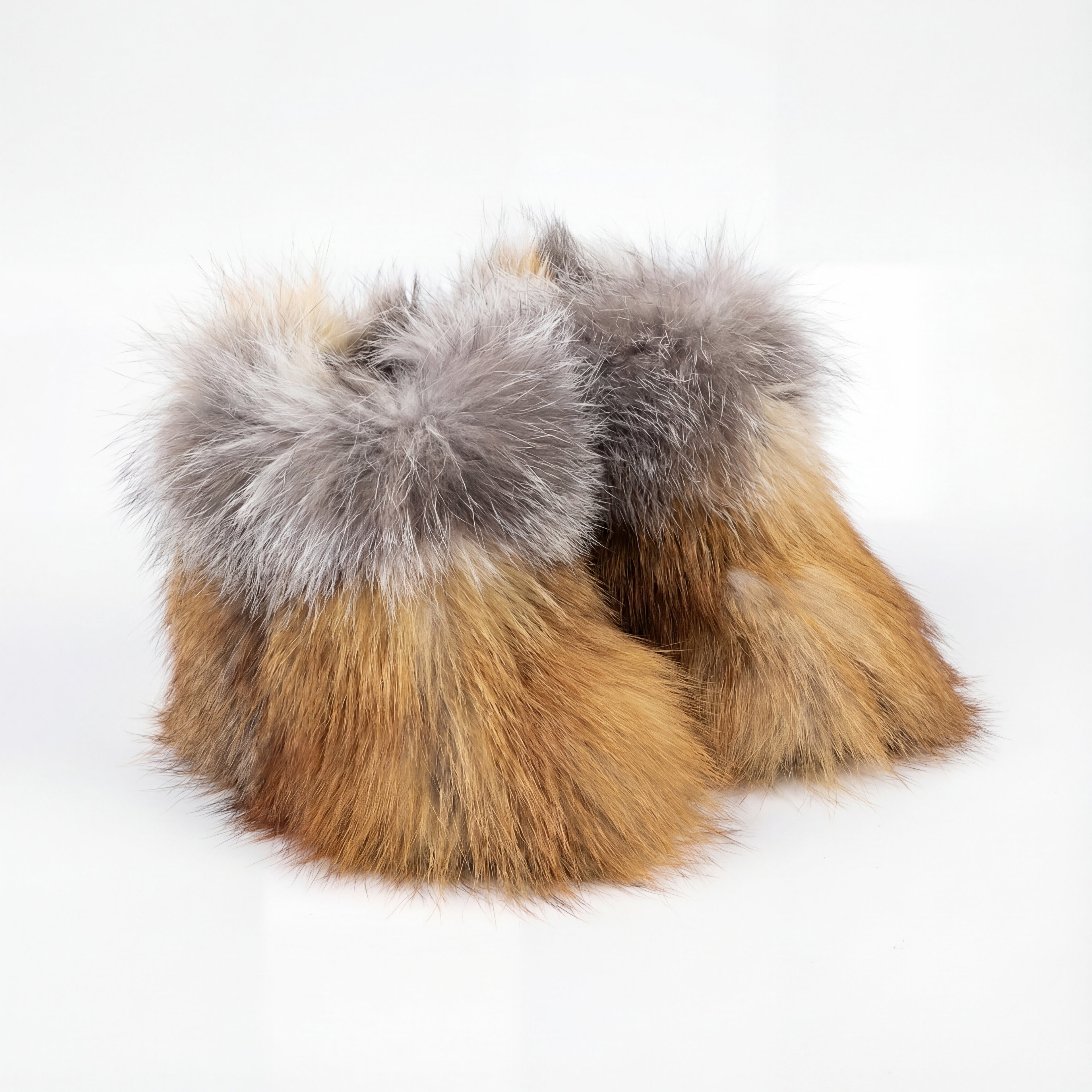 Northern Classics Red Fox Fur Baby Booties