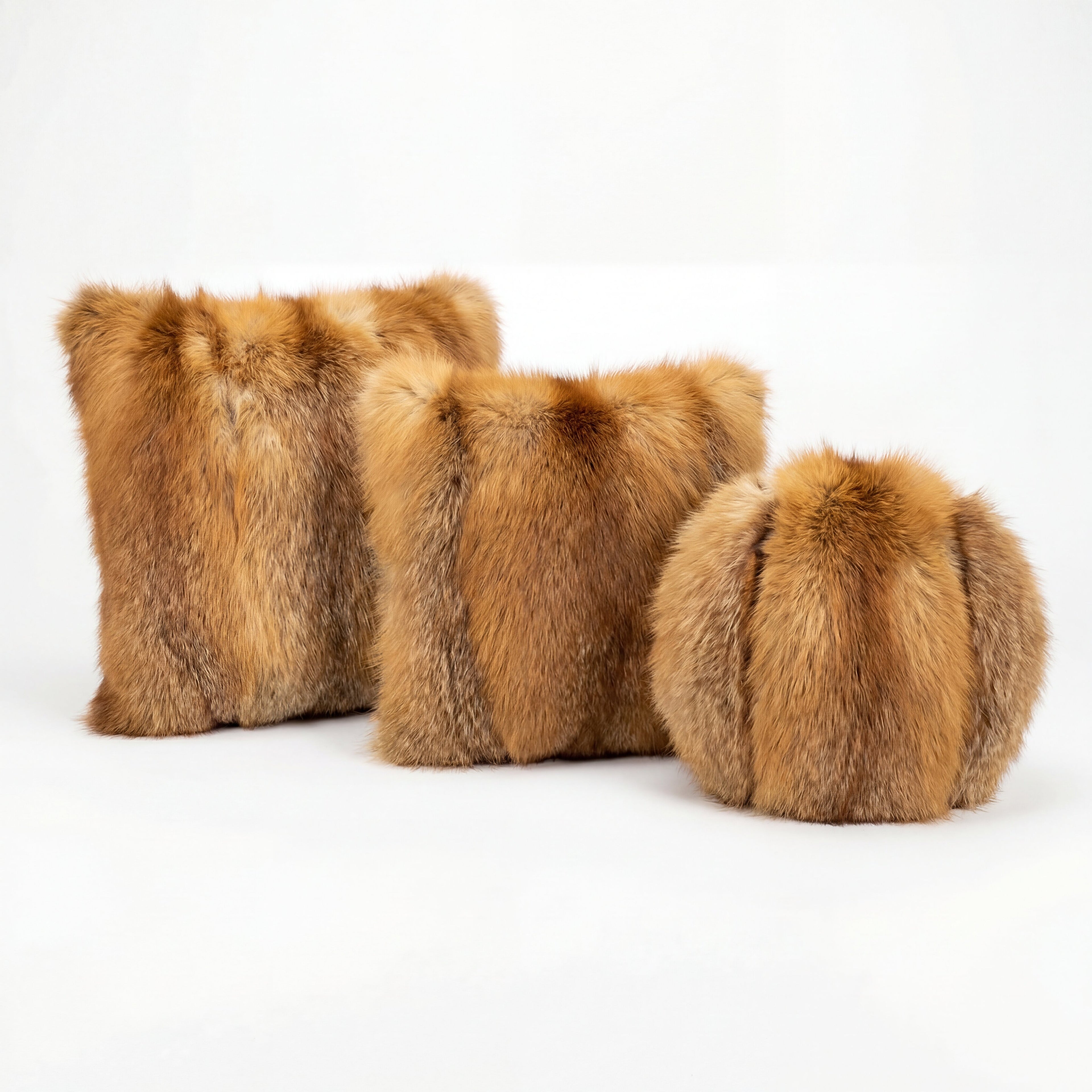 Northern Classics Red Fox Fur Pillows