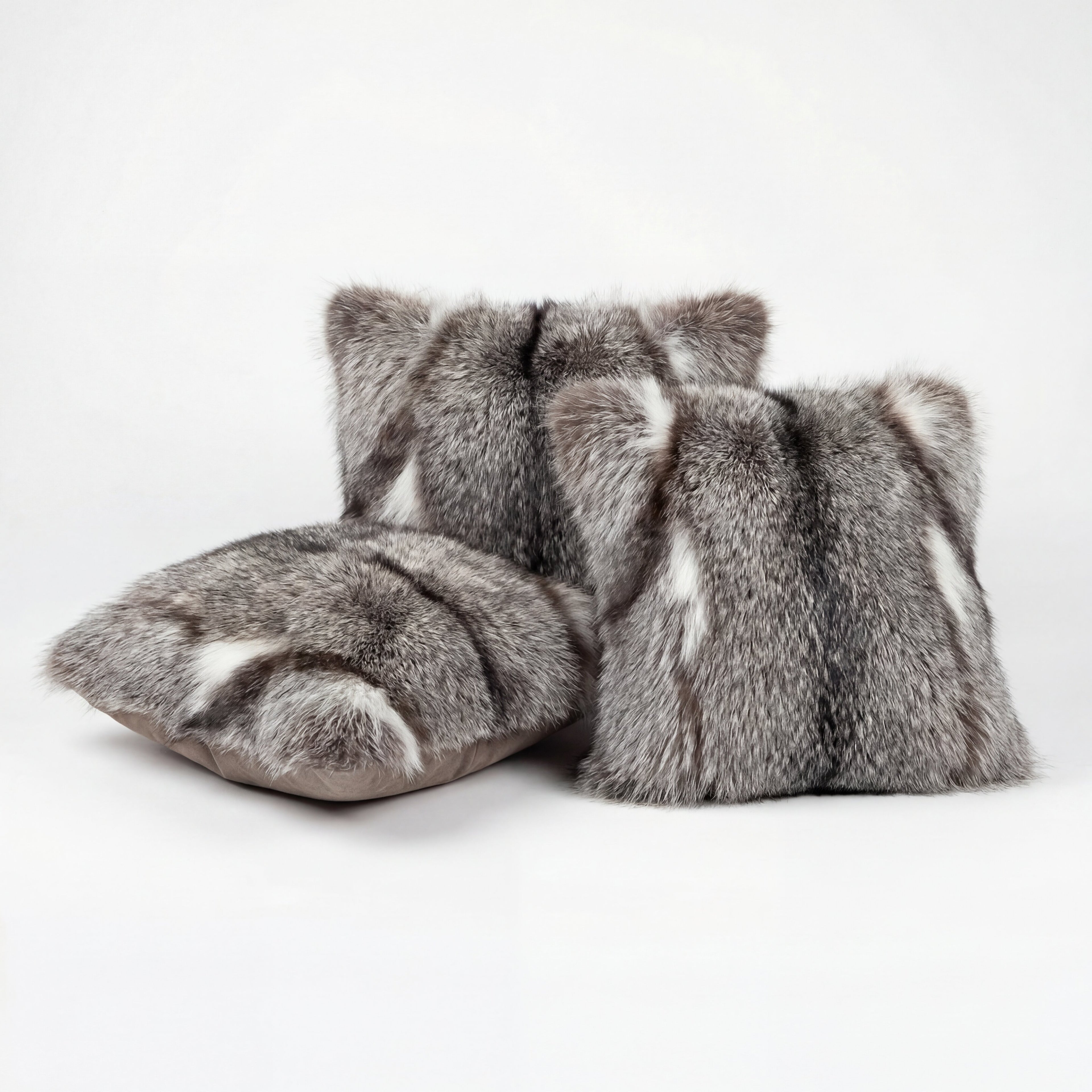 Northern Classics Silver Fox Fur Pillows