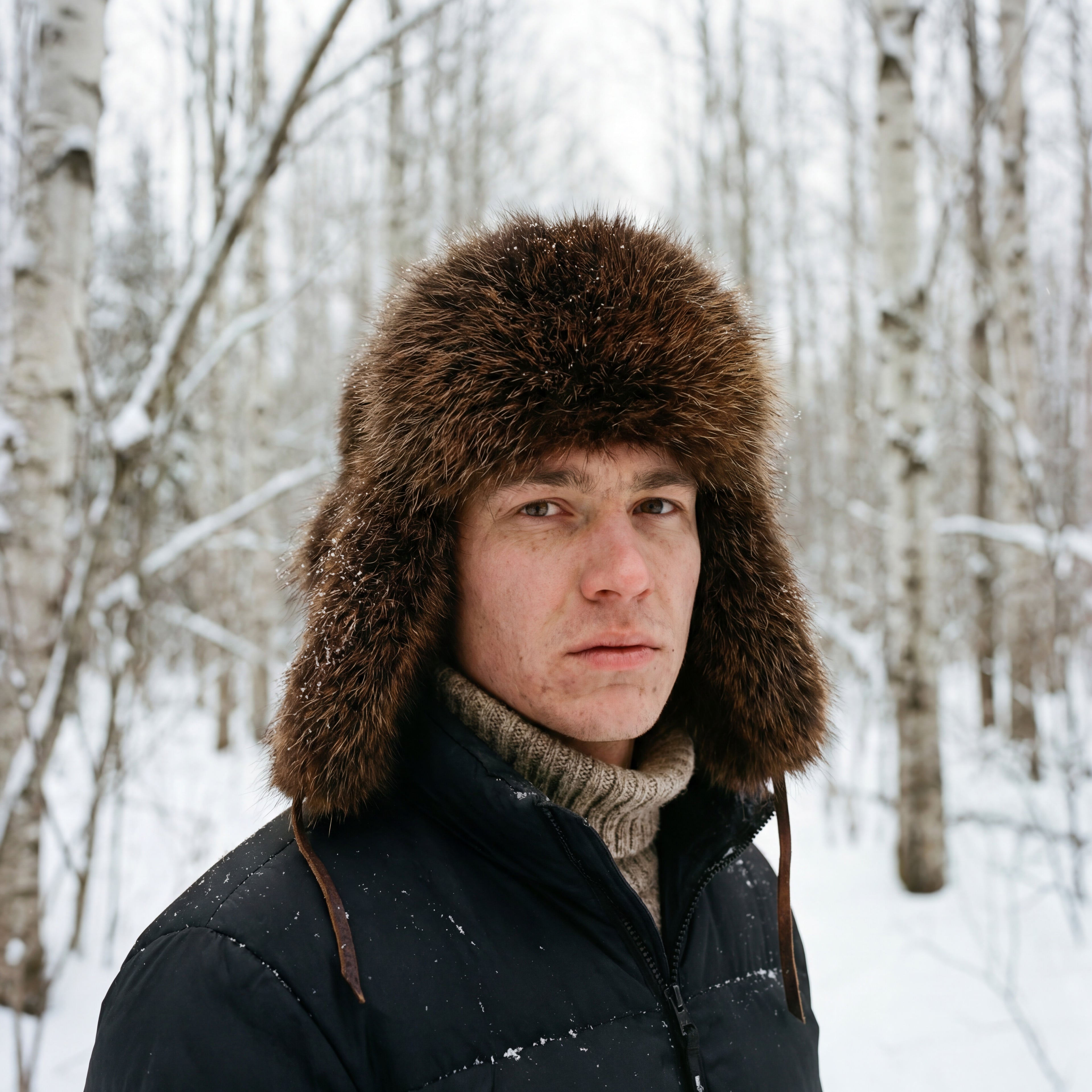 Northern Classics Trooper Style Beaver Fur Hat