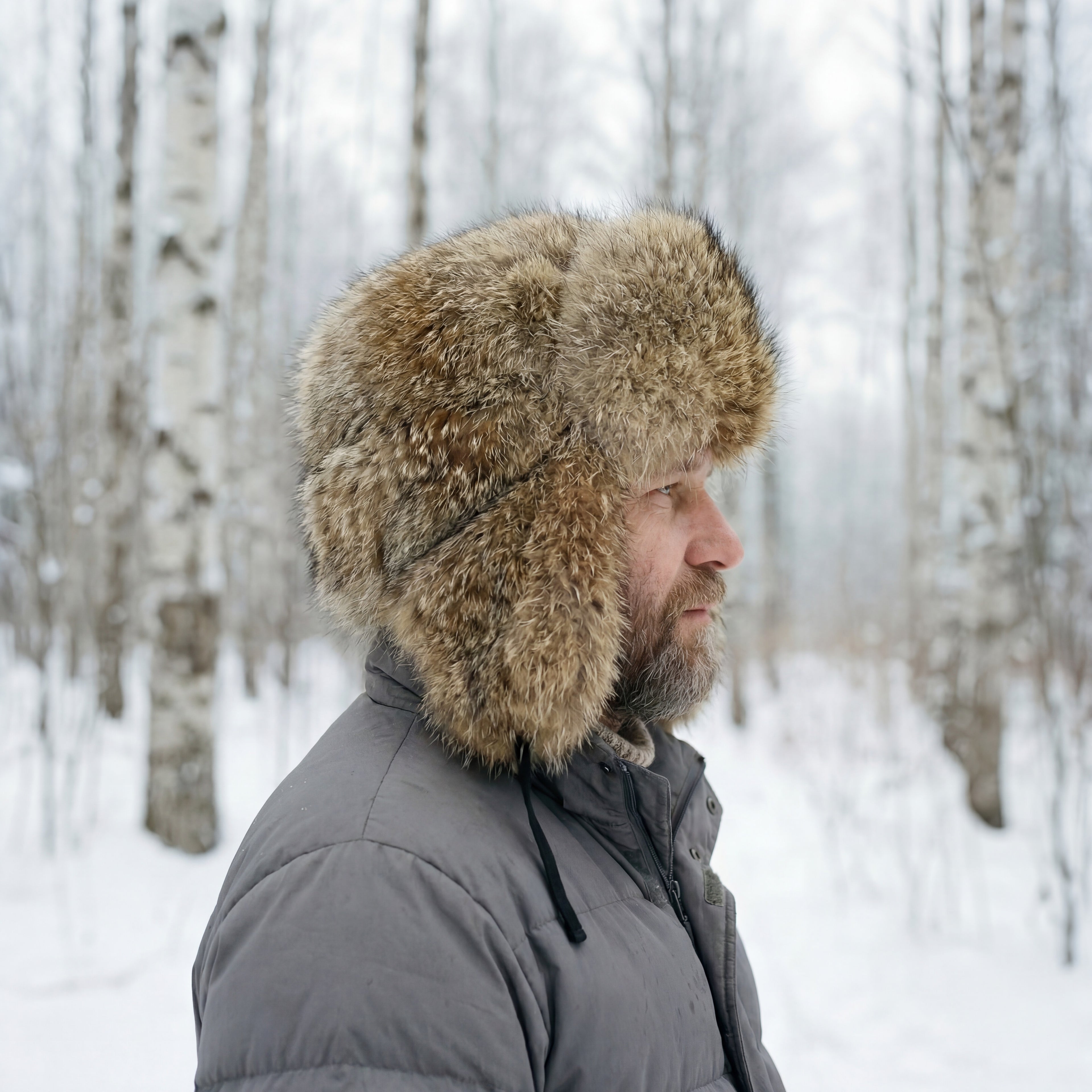 Northern Classics Trooper Style Coyote Fur Hat