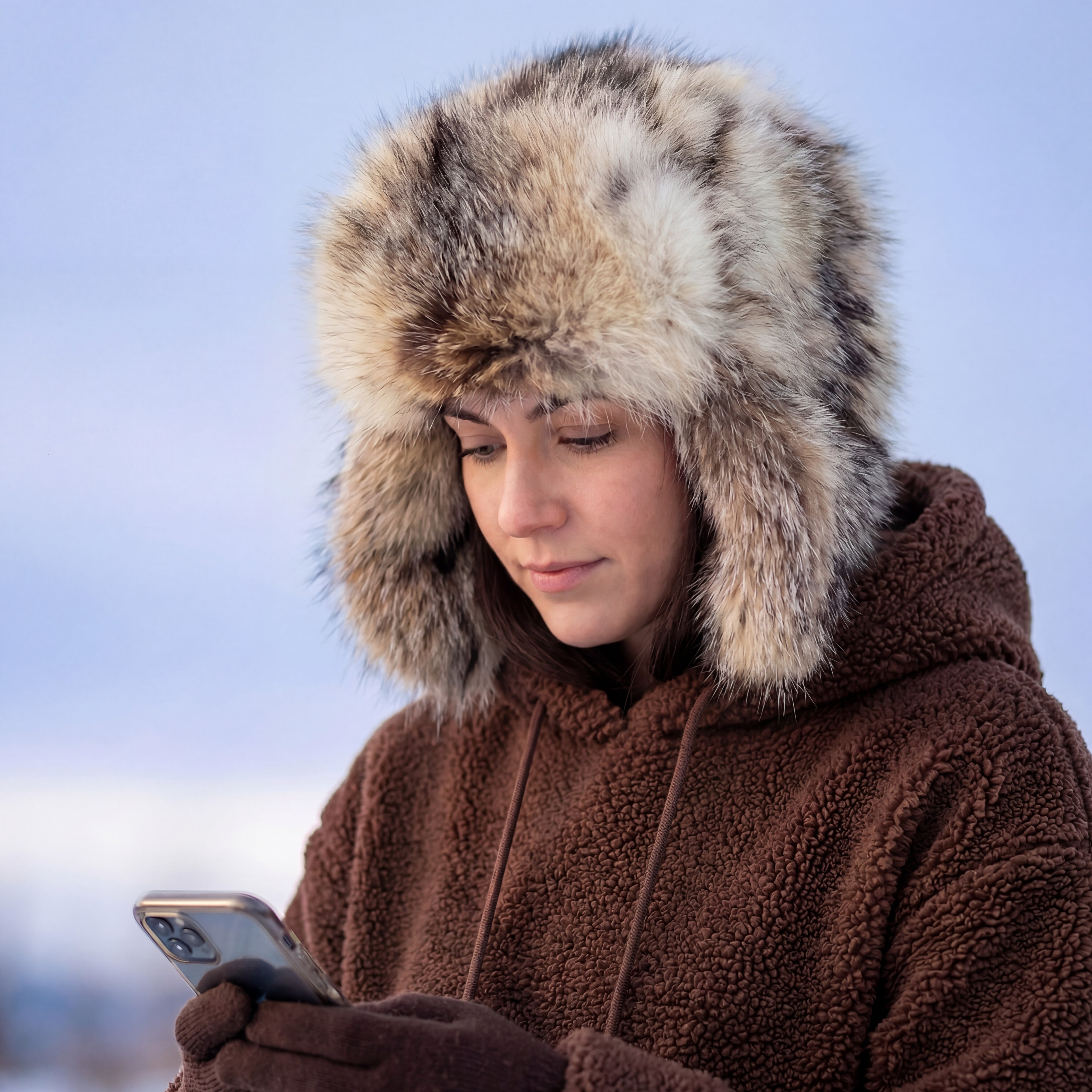 Northern Classics Trooper Style Opossum Fur Hat
