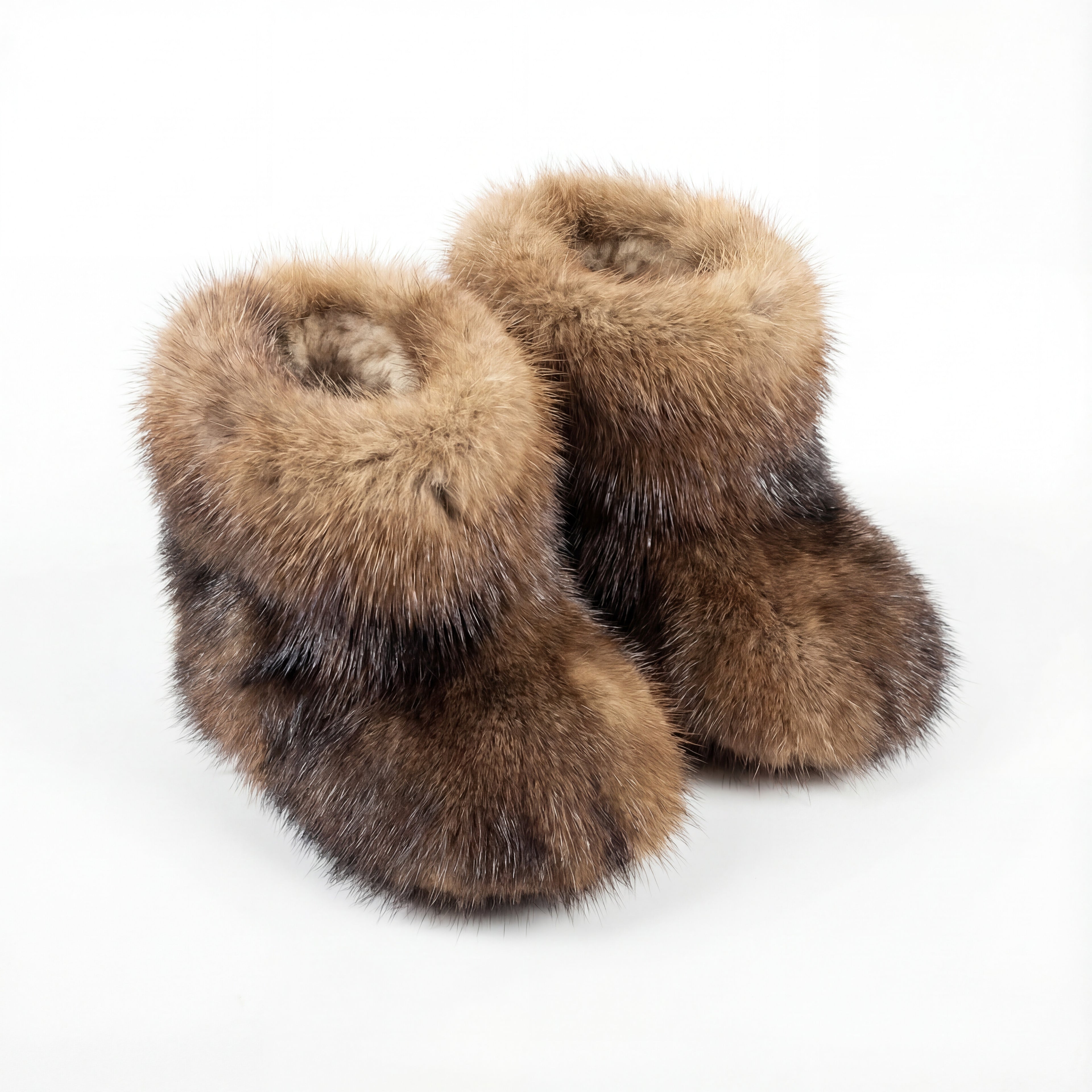 Northern Classics Wild Mink Fur Baby Booties