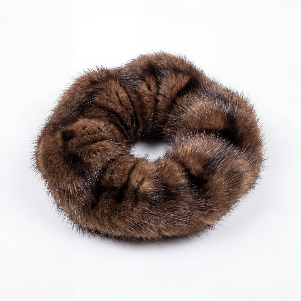 Northern Classics Wild Mink Fur Scrunchie