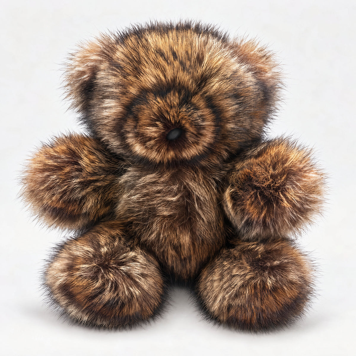 Northern Classics Raccoon Fur Teddy Bears